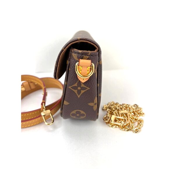 Louis Vuitton Monogram Ivy Wallet on a Chain Shoulder Bag - Picture 11 of 15